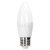 Żarówka LED świeczka C37 E27 12W=81W 1170lm zimna do biura energoszczędna - biała matowa obudowa
