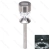 Lampa solarna do trawnika stal nierdzewna diament 6500K 6 szt