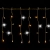 String Lights Low voltage Connectable Flat string lights Icicle flush Transparent cable Warm light 3M+5M*0.4M 200LED 10cm spacing 50 strips Constant On, Timer Auto OFF, Flashing IP44