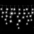 String Lights Low voltage Connectable Flat string lights Icicle wave Transparent cable White light 3M+5M*0.6M 200LED 10cm spacing 50 strips Constant On, Timer Auto OFF, Flashing IP44