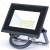Naświetlacz LED 10W 4000K czarny ze szklanym kloszem 22,5 cm do biura