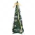 Christmas tree Low voltage Foldable Christmas tree White gold decorations White light Dark green cable 3M+H180CM 8 functions memory timer OFF IP44