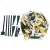 Christmas tree Low voltage Foldable Christmas tree White gold decorations White light Dark green cable 3M+H180CM 8 functions memory timer OFF IP44