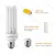 Żarówka LED 15W E27 1510lm ciepła 3000K w kształcie U energooszczędna do salonu