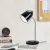 Lampa biurkowa czarna z gwintem E27 idealna do przytulnego klimatu