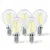 Żarówka LED Filament G45 E14 4W 470lm Aigostar energooszczędna do salonu