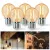 Żarówka LED Filament G45 E27 6W 600lm ciepła bursztynowa do salonu energoszczędna
