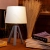 Lampa stołowa z żywicy Aigostar E14 model 273231207 nowoczesny design