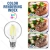 Żarówka LED Filament G80 E27 8W 900lm zimna do biura energooszczędna