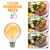 Żarówka LED Filament Bursztynowa G80 E27 6W 2200K 600lm energooszczędna do salonu