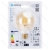 Żarówka LED Filament Bursztynowa G95 E27 6W 600lm ciepła do salonu energiooszczędna