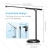 Składana lampa stołowa LED 8W 3000-6000K czarna do przytulnego klimatu