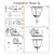 Lampa ścienna vintage czarna z gwintem E27 do przytulnego wnętrza - czarna lampa latarniowa z ozdobnym szpikulcem