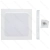 Panel LED E6 Back-Lit kwadratowy 12W 6500K natynkowy do biura energoszczędny
