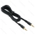 Kabel audio 1,5 m czarny zapewniający wysoką jakość dźwięku