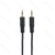 Kabel audio 1,5 m czarny zapewniający wysoką jakość dźwięku