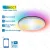 Ultracienka lampa sufitowa LED WiFi 22W do inteligentnego oświetlenia domu