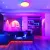 Ultracienka lampa sufitowa LED 18W RGB+CCT z regulacją barwy światła do salonu