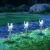 Ambientowa lampa ogrodowa solarna LED ze stali nierdzewnej diament RGB Aigostar