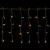 String Lights Battery 3AA Flat string lights Icicle flush Transparent cable Warm light 3M+10M*0.4M 200LED 10cm spacing 8-function timer IP44