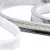 Nowoczesna chromowana lampa wisząca LED 35 W 3000K do salonu