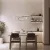 Nowoczesna chromowana lampa wisząca LED 35 W zimna do biura