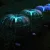 Zestaw 2 solarnych fontann Meduza z kolorowym światłem RGB do ogrodu