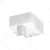 Kwadratowa listwa PVC 60x60 mm biała płaska gięta 4 sztuki praktyczny zestaw