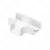 Łącznik kątowy PVC 15x10 mm biały w zestawie 4 sztuki do trwałych połączeń