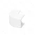Kwadratowe kolanko zewnętrzne 16x16 mm białe PVC 4 sztuki praktyczne akcesorium do listew