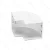 Kwadratowe kolanko zewnętrzne 40x40 mm białe PVC 4 sztuki praktyczny zestaw