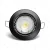 Reflektor LED 4,5 W 4000 K czarny 3 sztuki z regulowanym kątem świecenia do biura