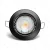 Aigostar reflektory LED 4,5 W 6500 K czarne 3 sztuki do mocnego światła