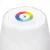 Akumulatorowa lampa biurkowa 4W RGB+CCT z dotykowym ściemnianiem i ładowaniem USB - biały z dotykowym panelem rgb na kloszu