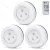 3 x lampka nocna RGB na baterie 3xAAA z pilotem Aigostar dla wygody użytkowania