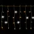 String Lights Low voltage Connectable Flat string lights Icicle flush Transparent cable Warm light 3M+5M*0.4M 200LED 10cm spacing 50 strips Constant O