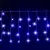 String Lights Low voltage Connectable Flat string lights Icicle flush Transparent cable Blue light 3M+5M*0.4M 200LED 10cm spacing 50 strips Constant O
