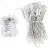 String Lights Battery 3AA Flat string lights Curtain Transparent cable White light 3M+1.5*1.2M 192LED 10cm spacing 8-Function Timer with Auto OFF IP44