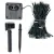 String Lights Solar Flat string lights Curtain Dark green cable Multi-colored light 3M+1.5*1.2M 192LED 10cm spacing 8 functions memory timer OFF IP65