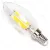 Żarówka świecowa LED filament C35 E14 8W 880lm zimna do biura energoszczędna