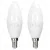 2 x Żarówka LED C37 12W 4000K 1170lm E14 Aigostar