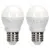 2 x Żarówka LED 12W 4000K 1170lm biała neutralna kulka G45 E27