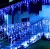 Lampki choinkowe 500 LED 38 m z flashem niebieskie zewnętrzne i wewnętrzne