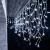 Lampki choinkowe sople 1000 LED 67 m z flashem zimne białe zewnętrzne i wewnętrzne