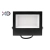 Naświetlacz LED SMD Mola 50W 6500K Czarny