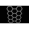 Lampa LED Hexagon 11L 460W 419x301cm zestaw 6500K