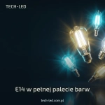 Kolorowe żarówki e14