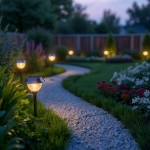 Lampki solarne wbijane