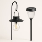 Lampy solarne wiszące i stojące