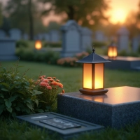 Lampiony LED nagrobne